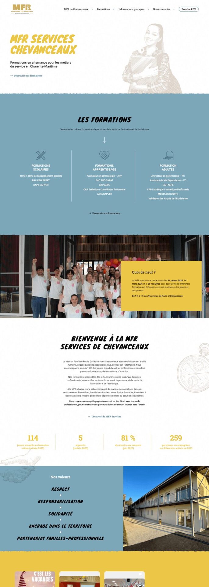 MFR Services de Chevanceaux